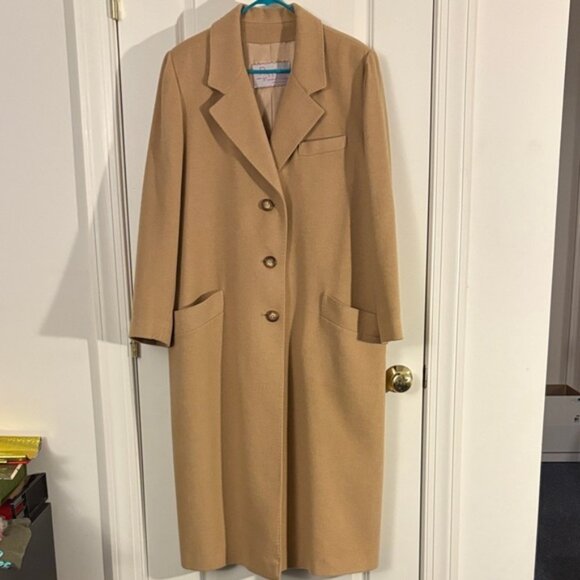 Fleurette Camel Hair Coat - Picture 1 of 9
